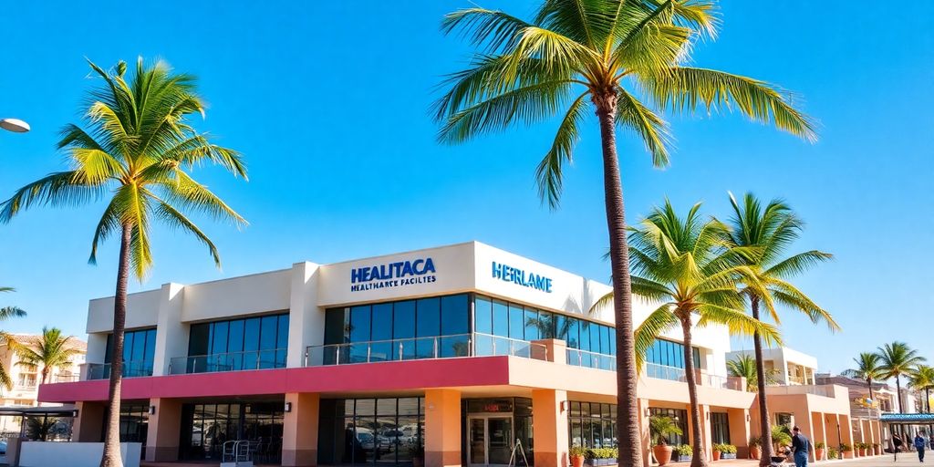 Beachfront healthcare facility in Cabo San Lucas.