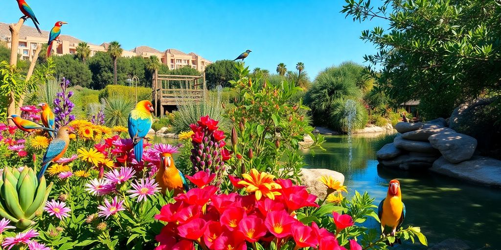 Colorful wildlife and plants in Los Cabos eco-tour.