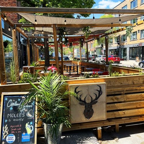 Terrasse du Caribou Gourmand à Montréal