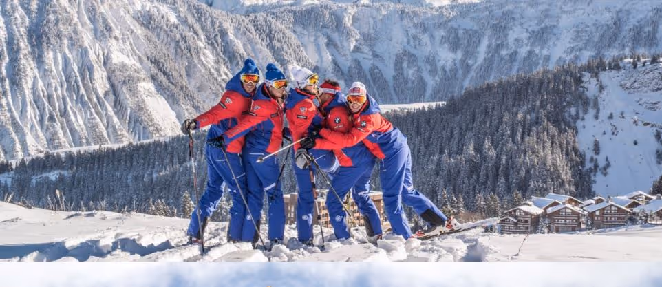 Instrutores de esqui em Courchevel
