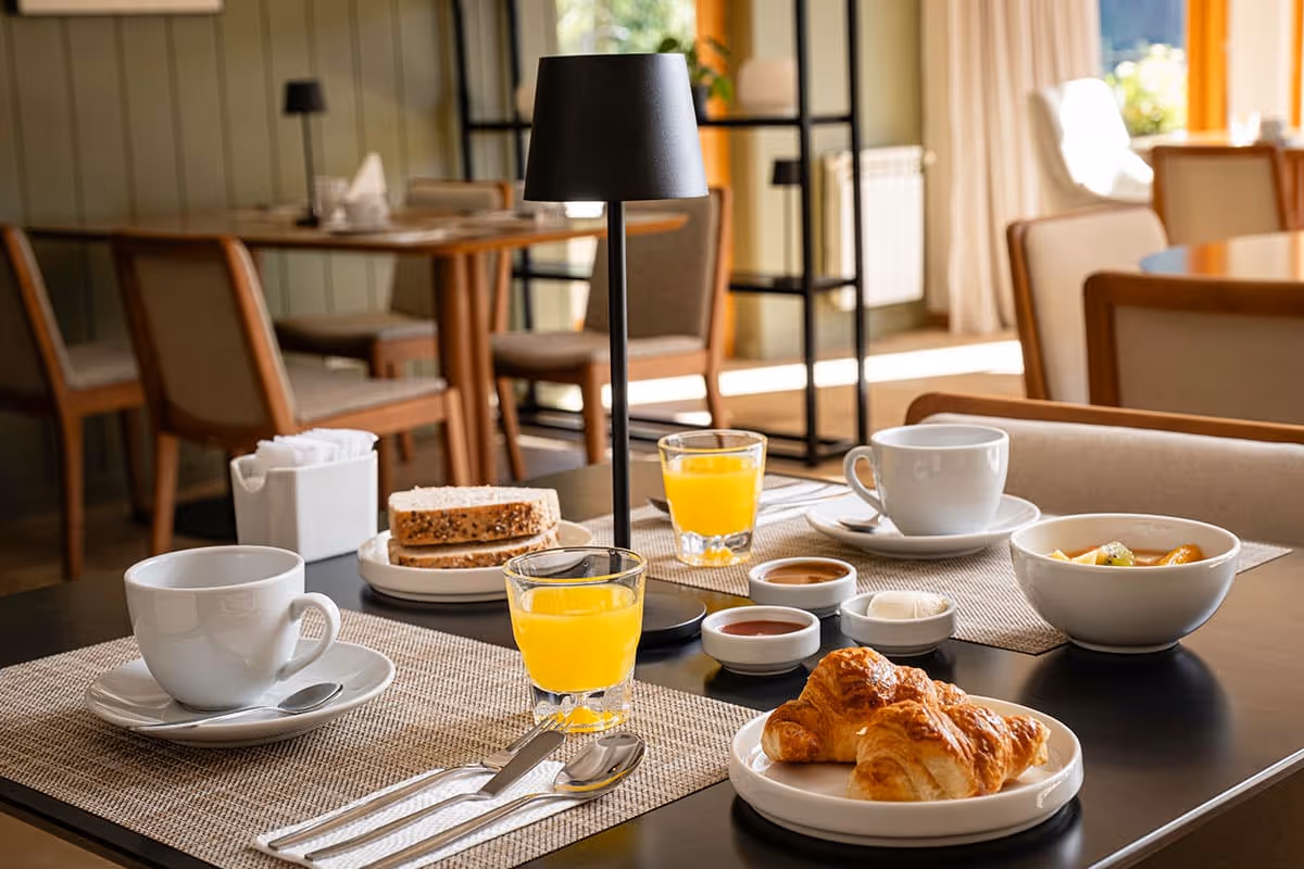 Área gastronômica do Hotel Puerto Manzano