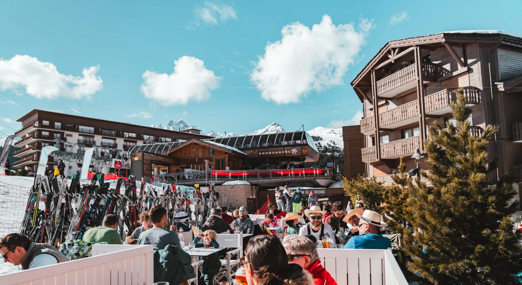 Acesso Ski In Ski Out pela bolha Ariondaz – Fahrenheit Seven Courchevel