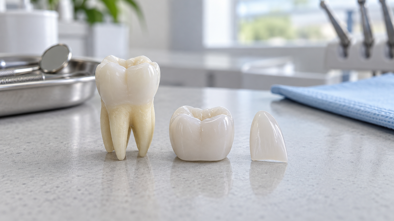 Dental crown vs veneer key differences and comparison