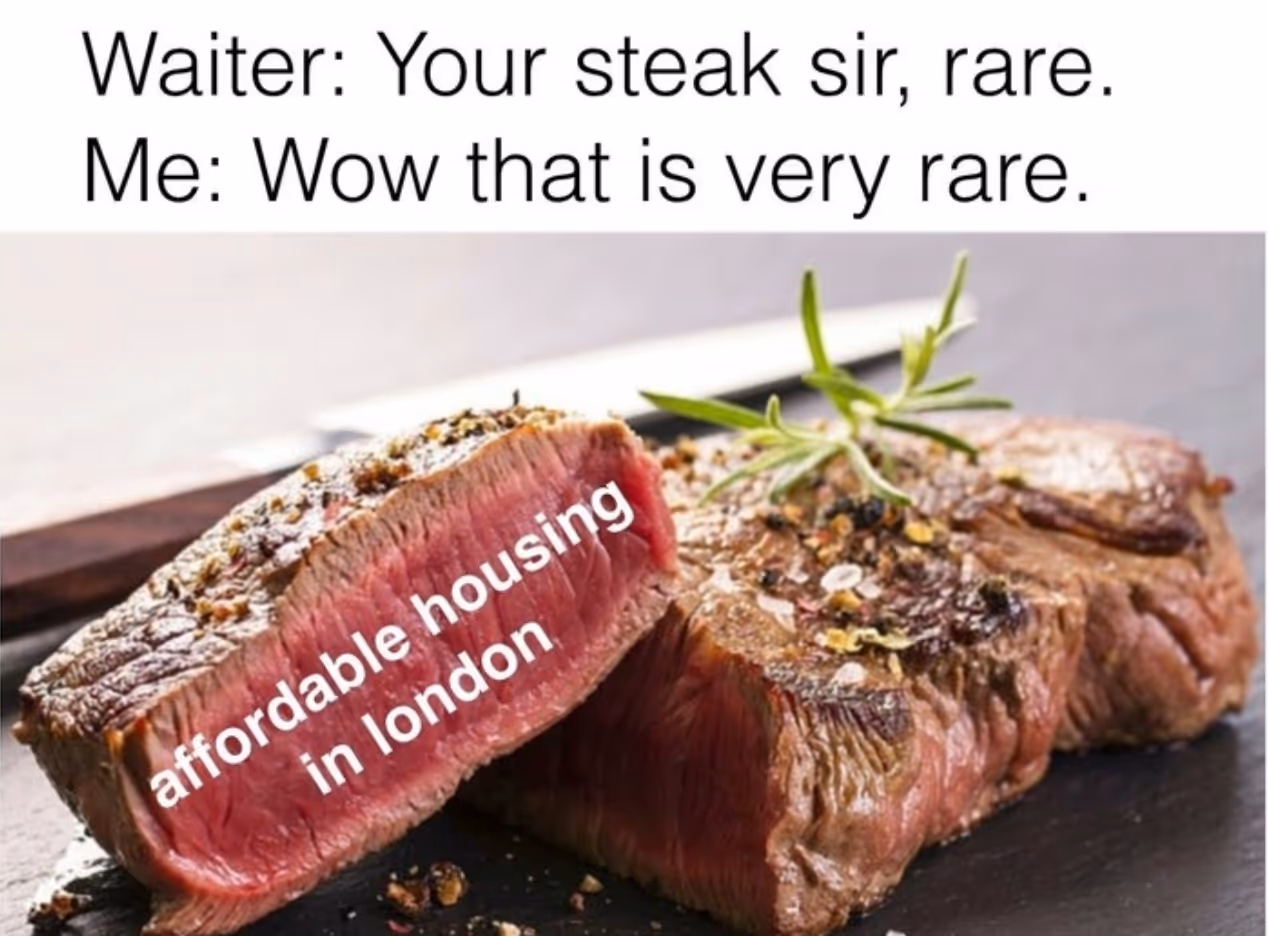 London house price meme