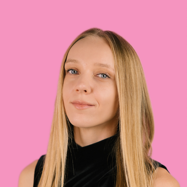 Portrait photograph of author Marta Fedoniuk