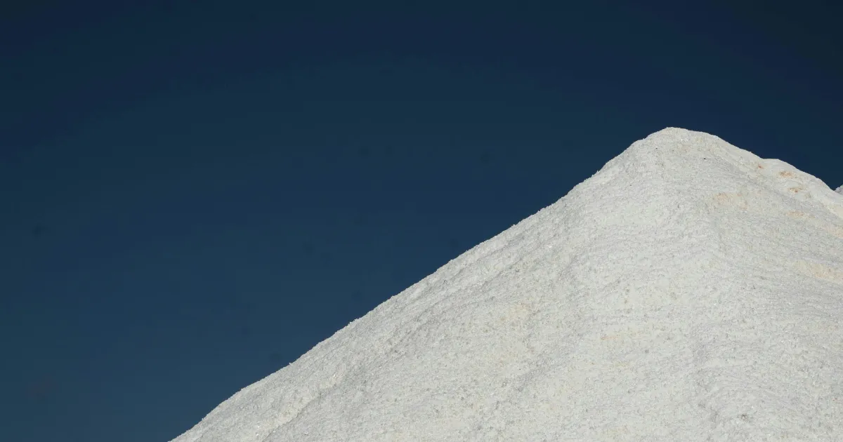 That is one big pile of salt