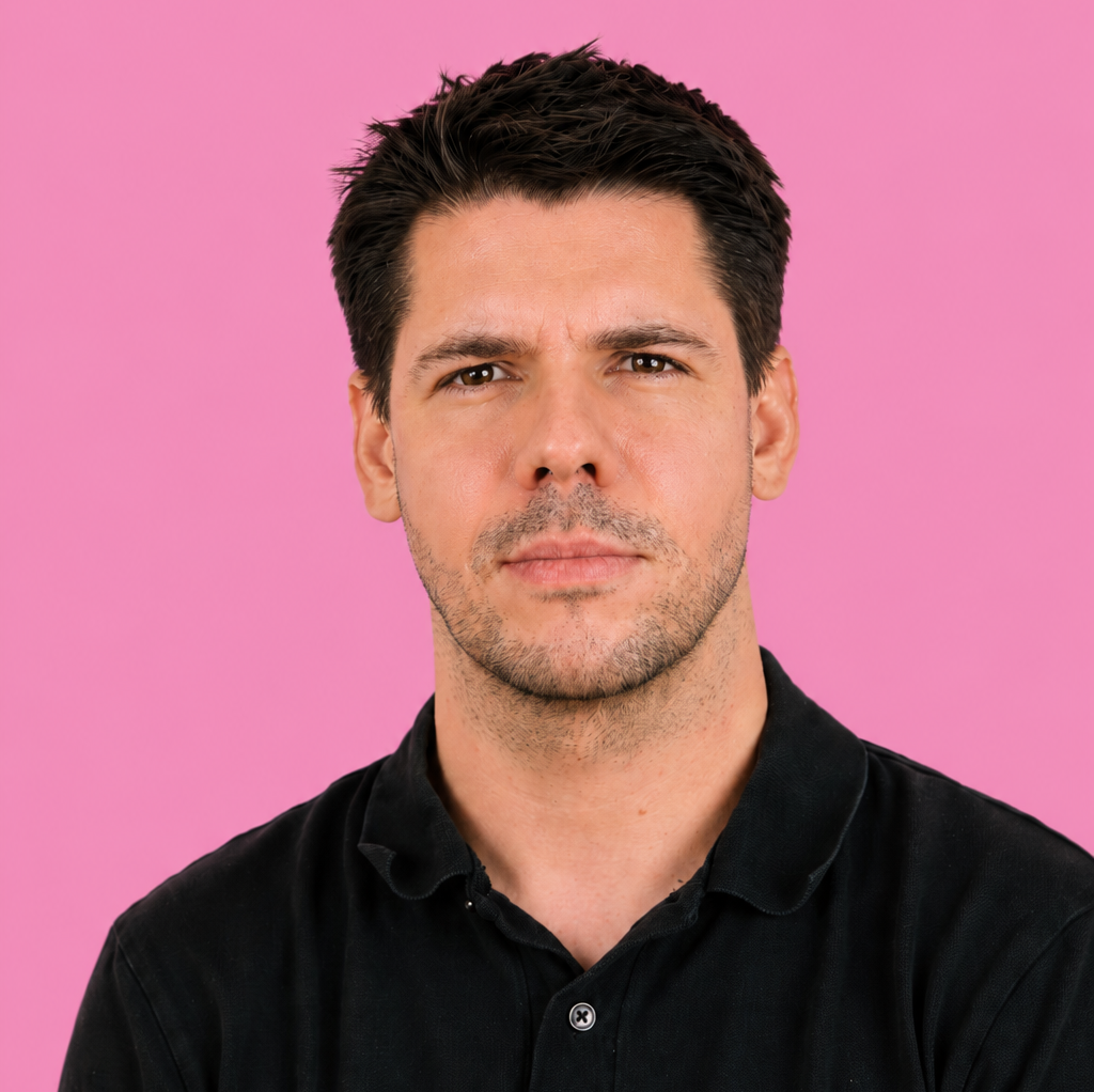 Portrait photograph of author Alex Pugh