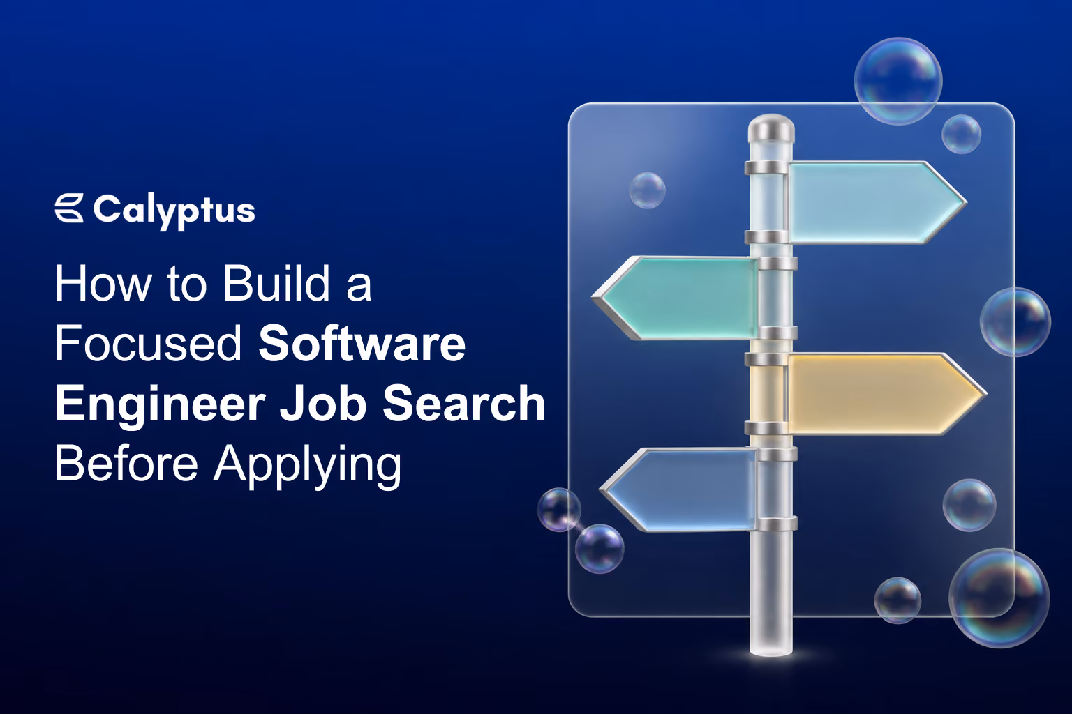 How to Build a Focused Software Engineer Job Search Before Applying