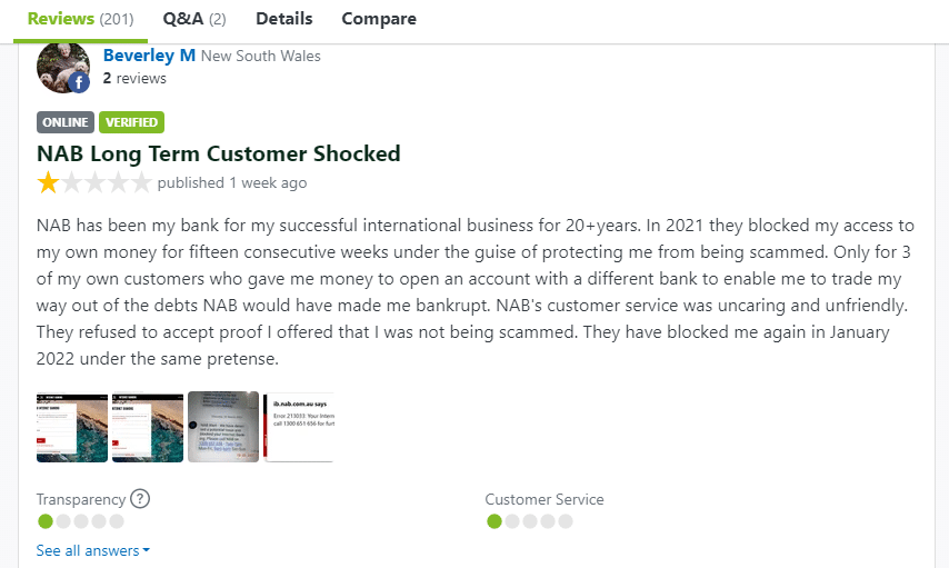 Example reply to a negative Google review
