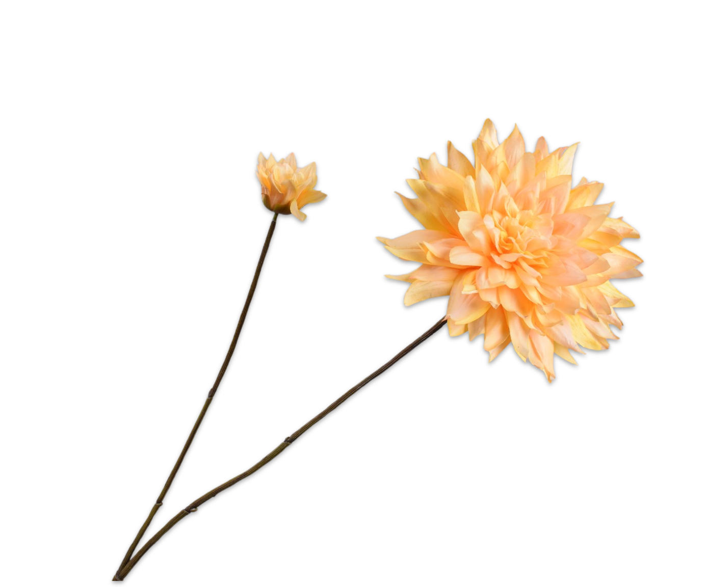 Artificial flower stem without background