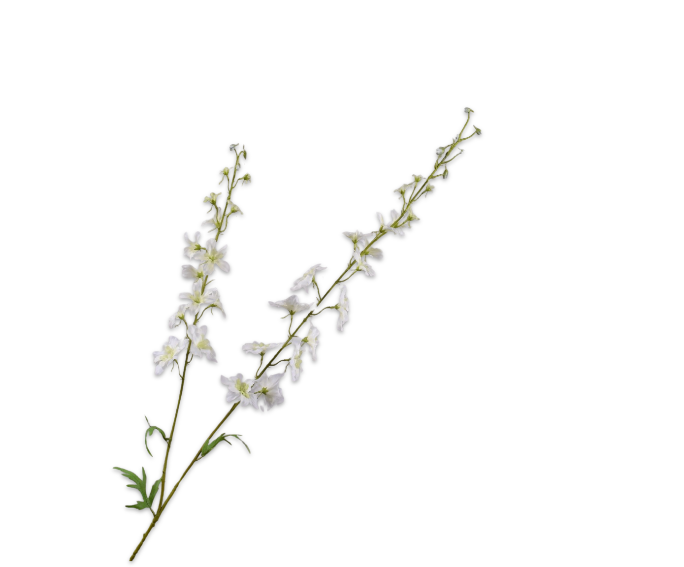Artificial flower stem without background