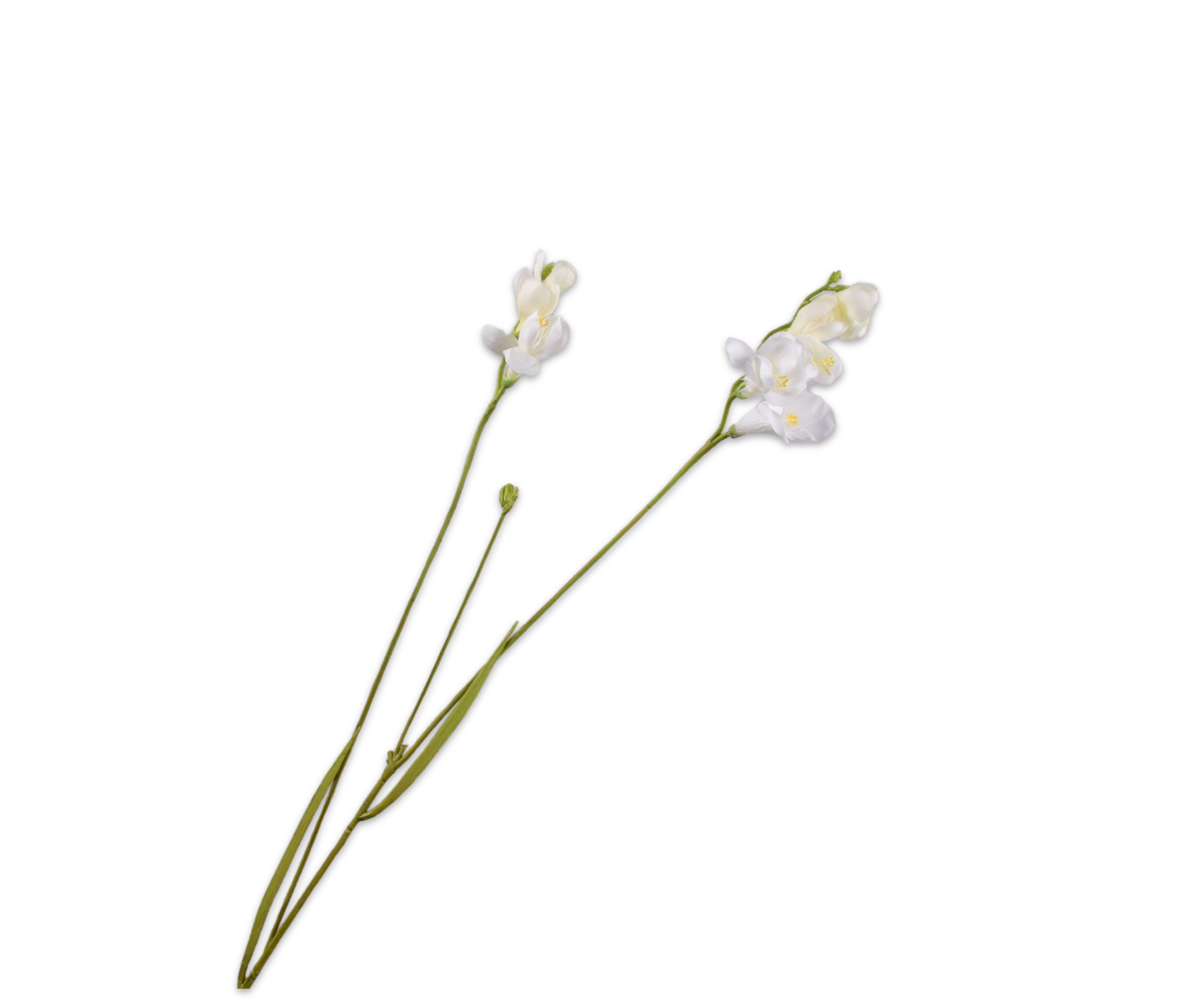 Artificial flower stem without background