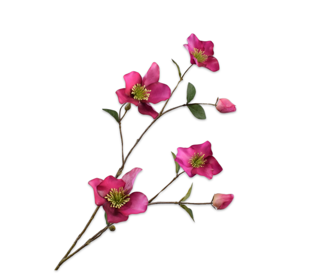 Artificial flower stem without background