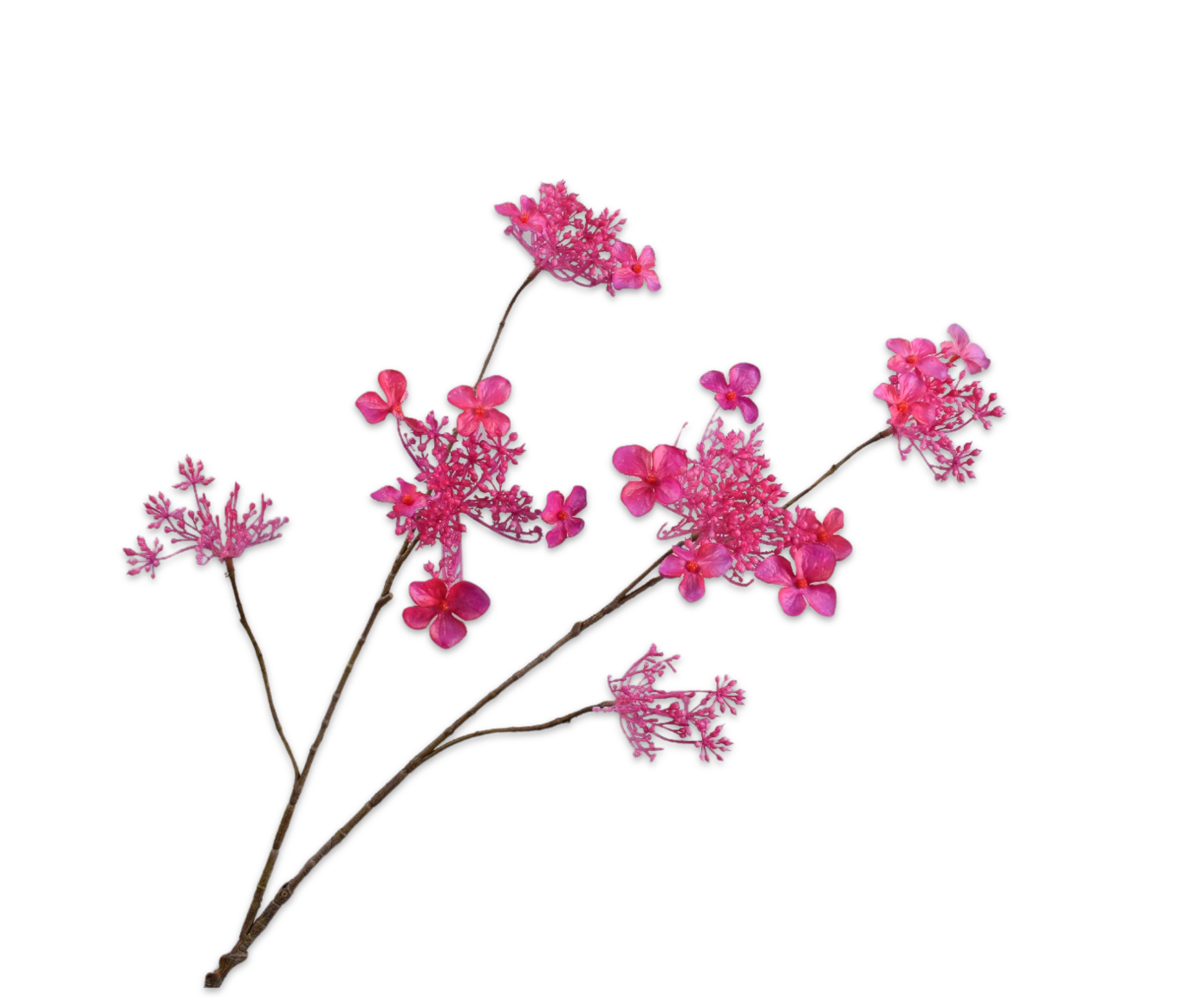 Artificial flower stem without background