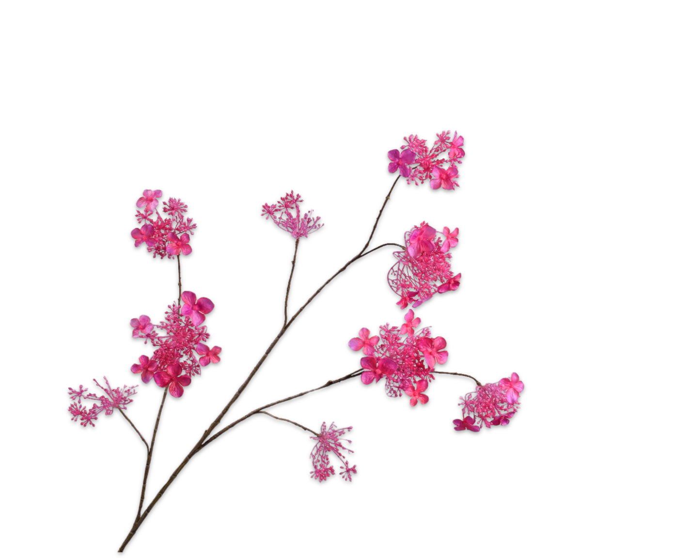 Artificial flower stem without background