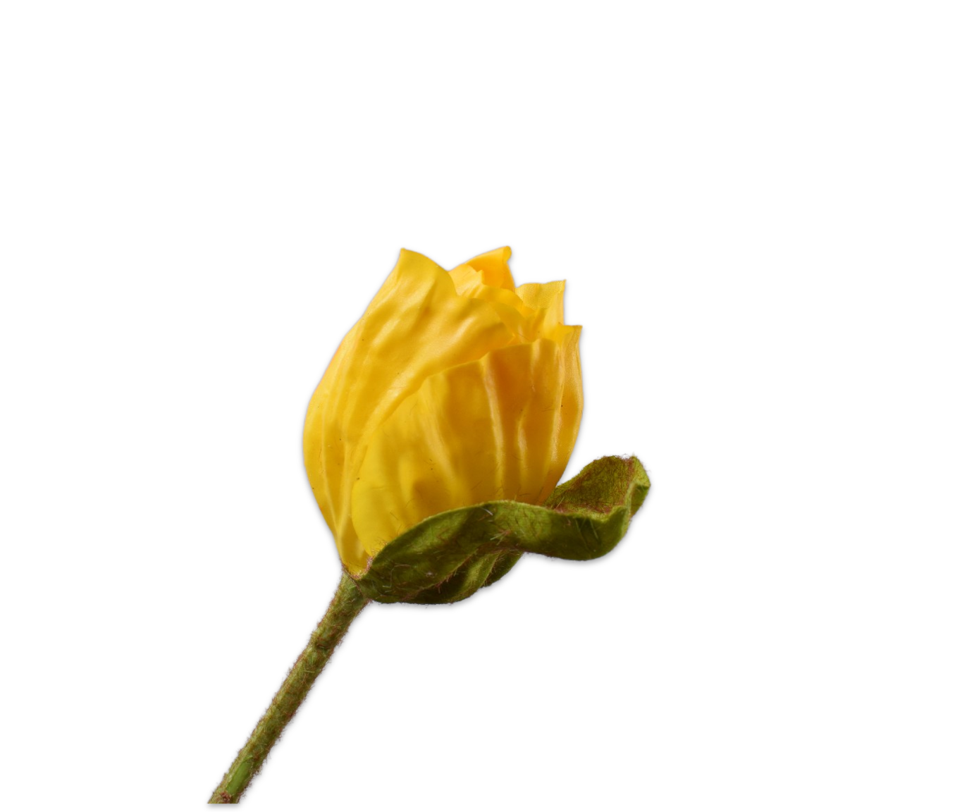 Artificial flower stem without background