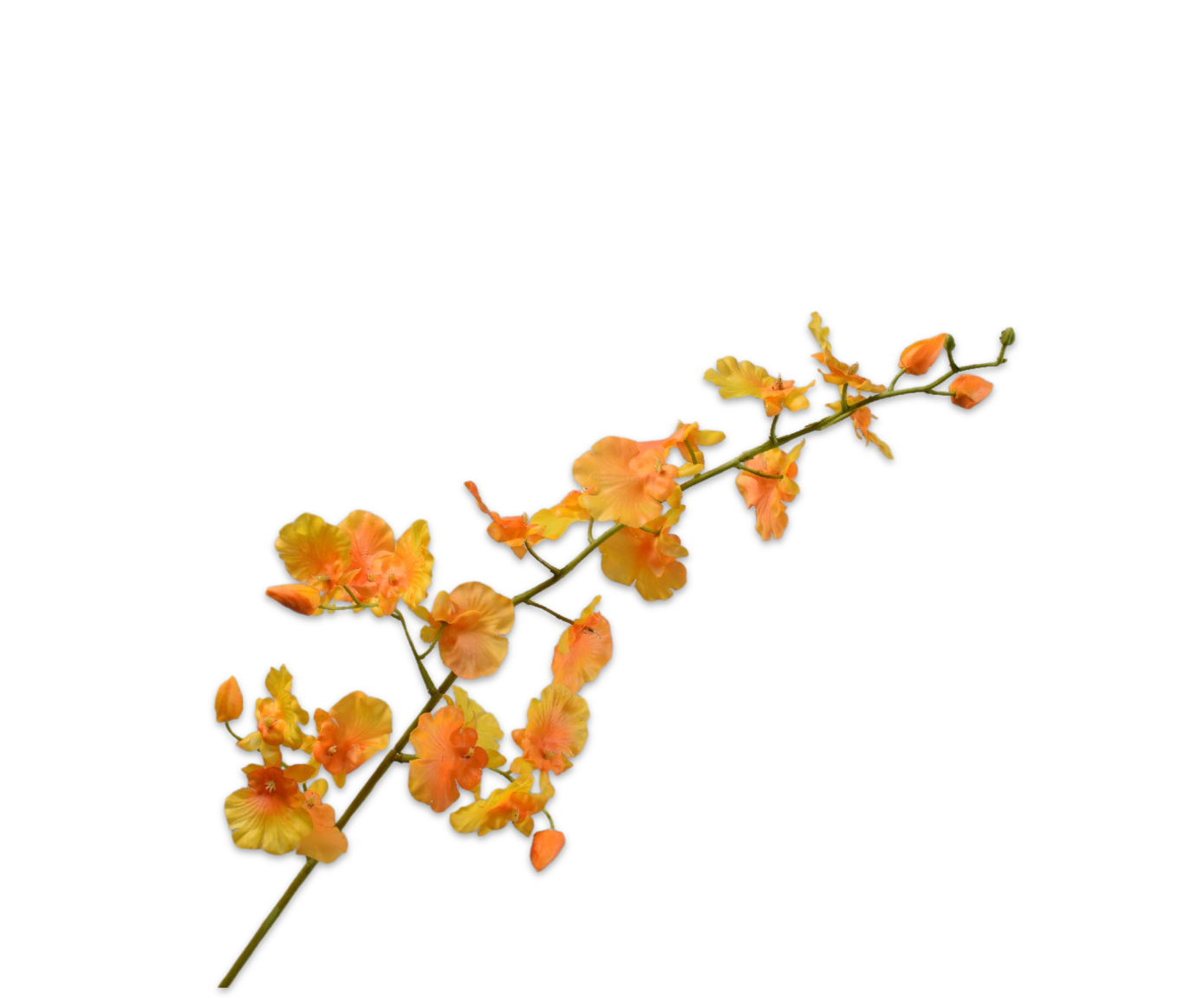 Artificial flower stem without background