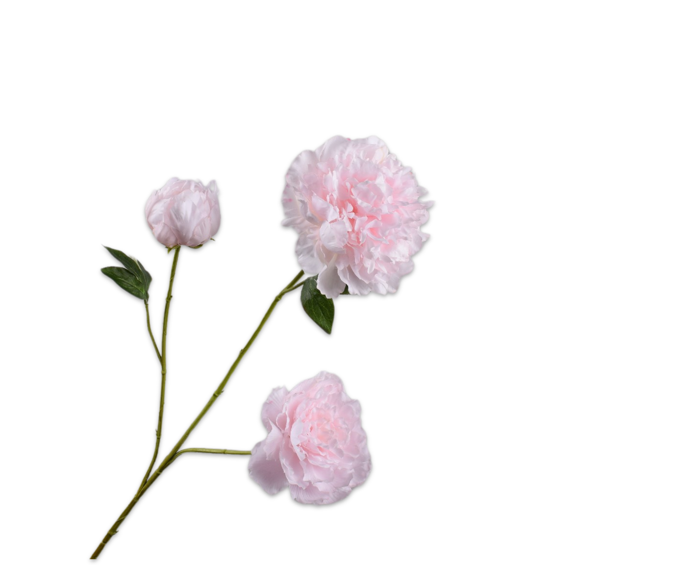 Artificial flower stem without background