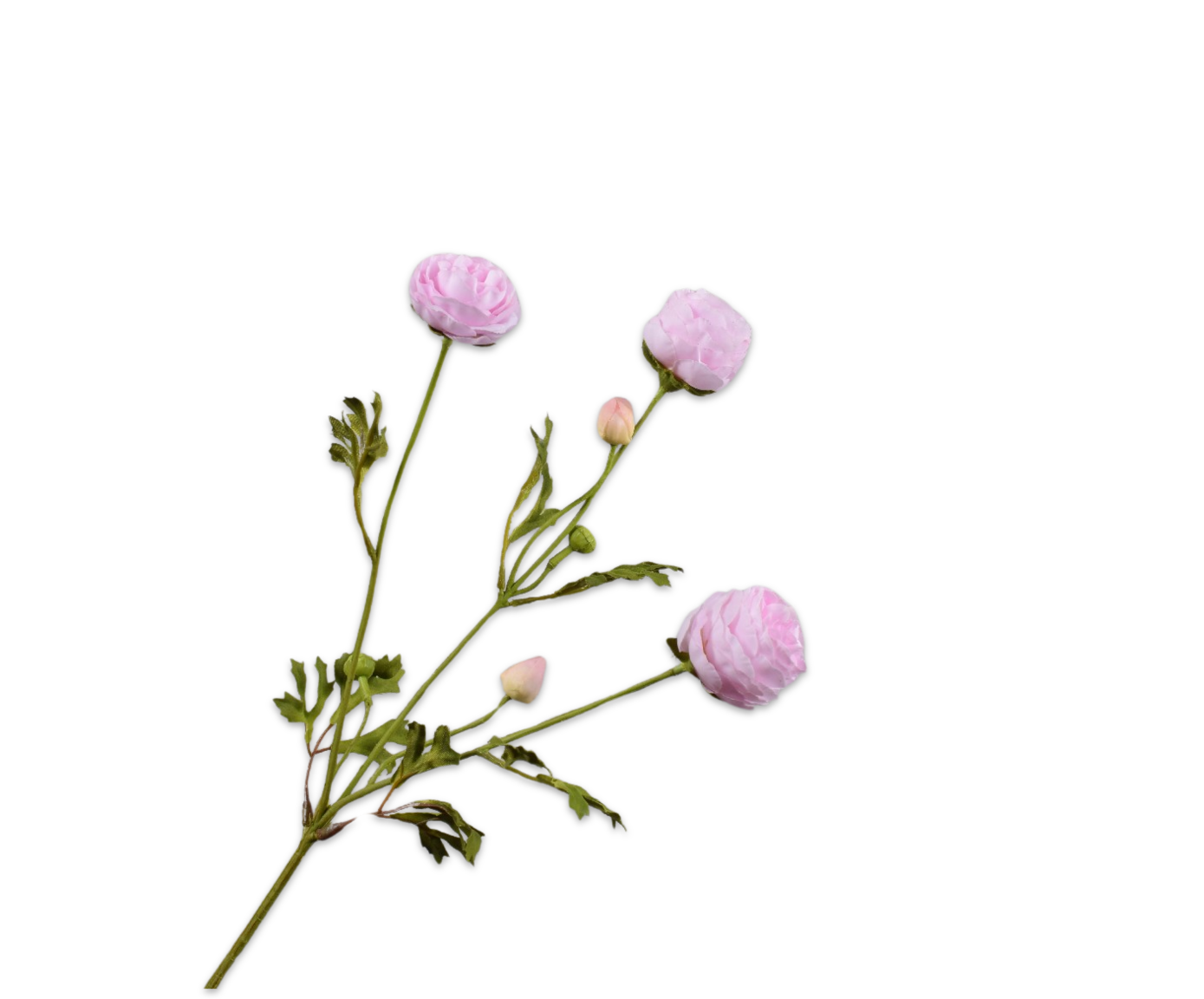 Artificial flower stem without background