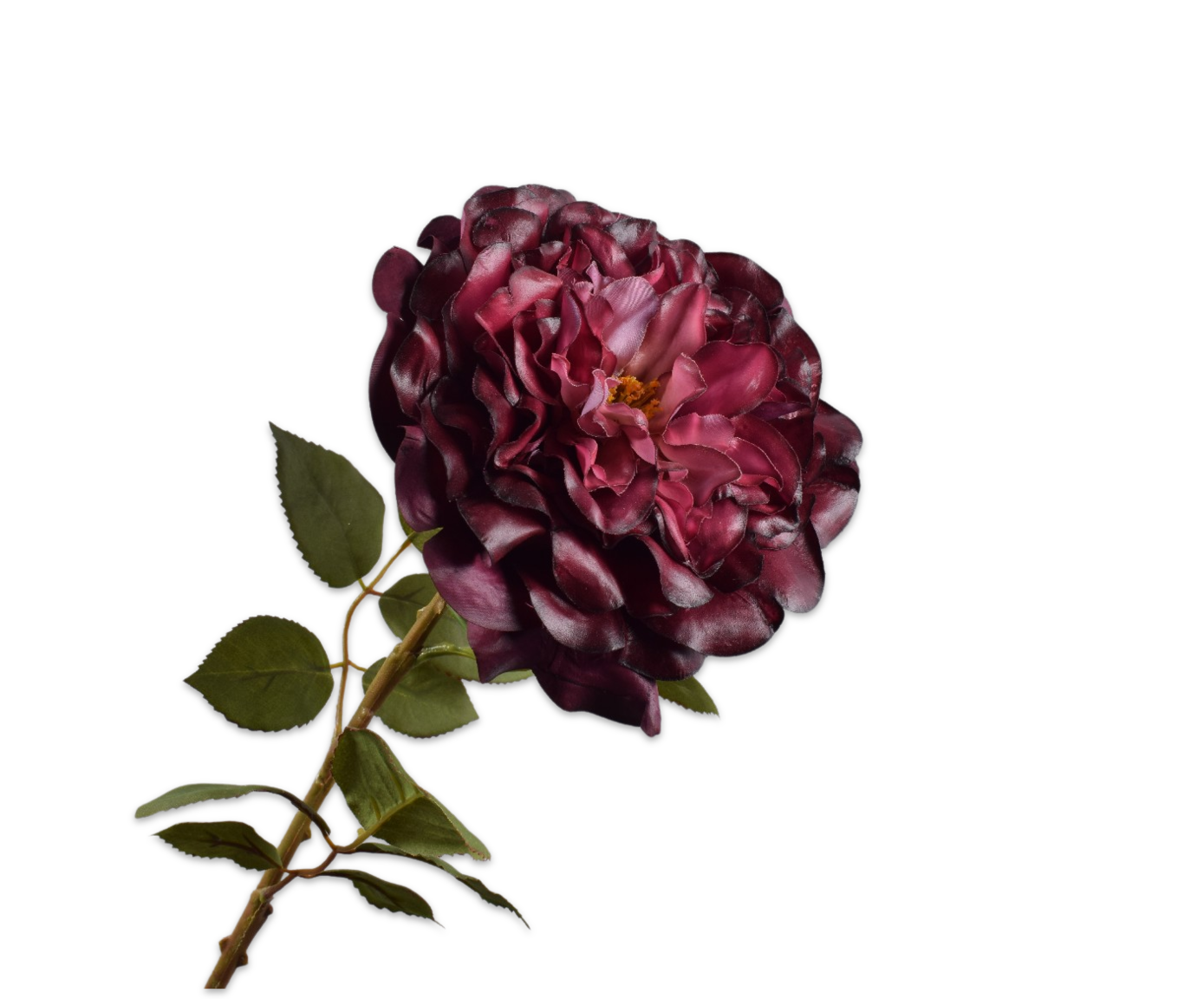 Artificial flower stem without background