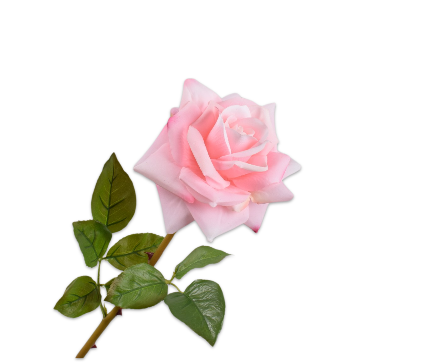 Artificial flower stem without background