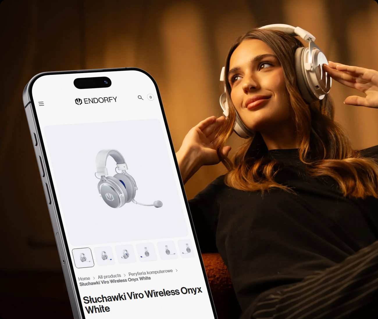 Sklep ENDORFY na Shopify na telefonie i słuchawki Viro Wireless