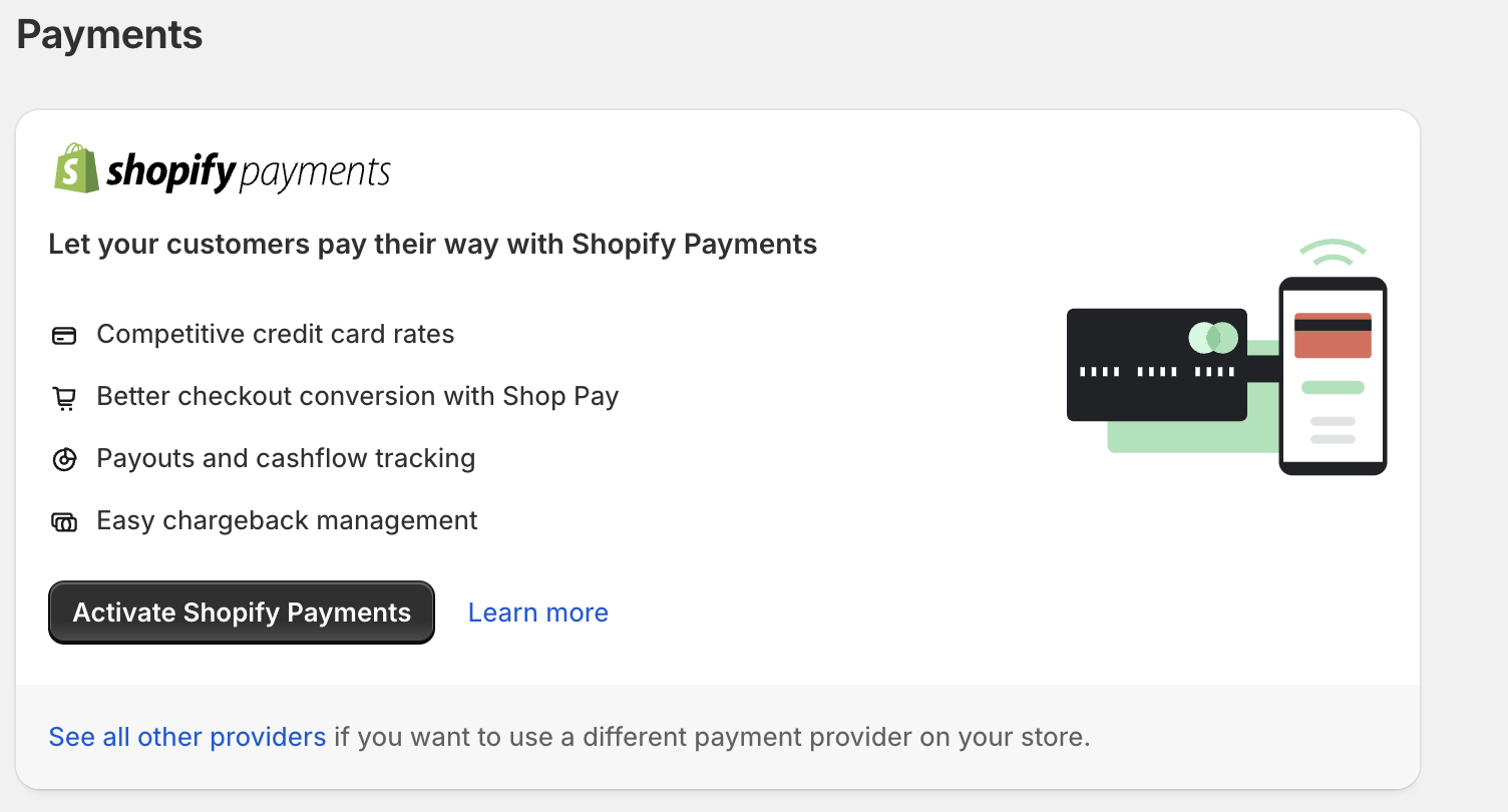 Zaproszenie do Shopify Payments