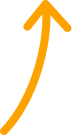 Orange curved arrow pointing upward to the right.