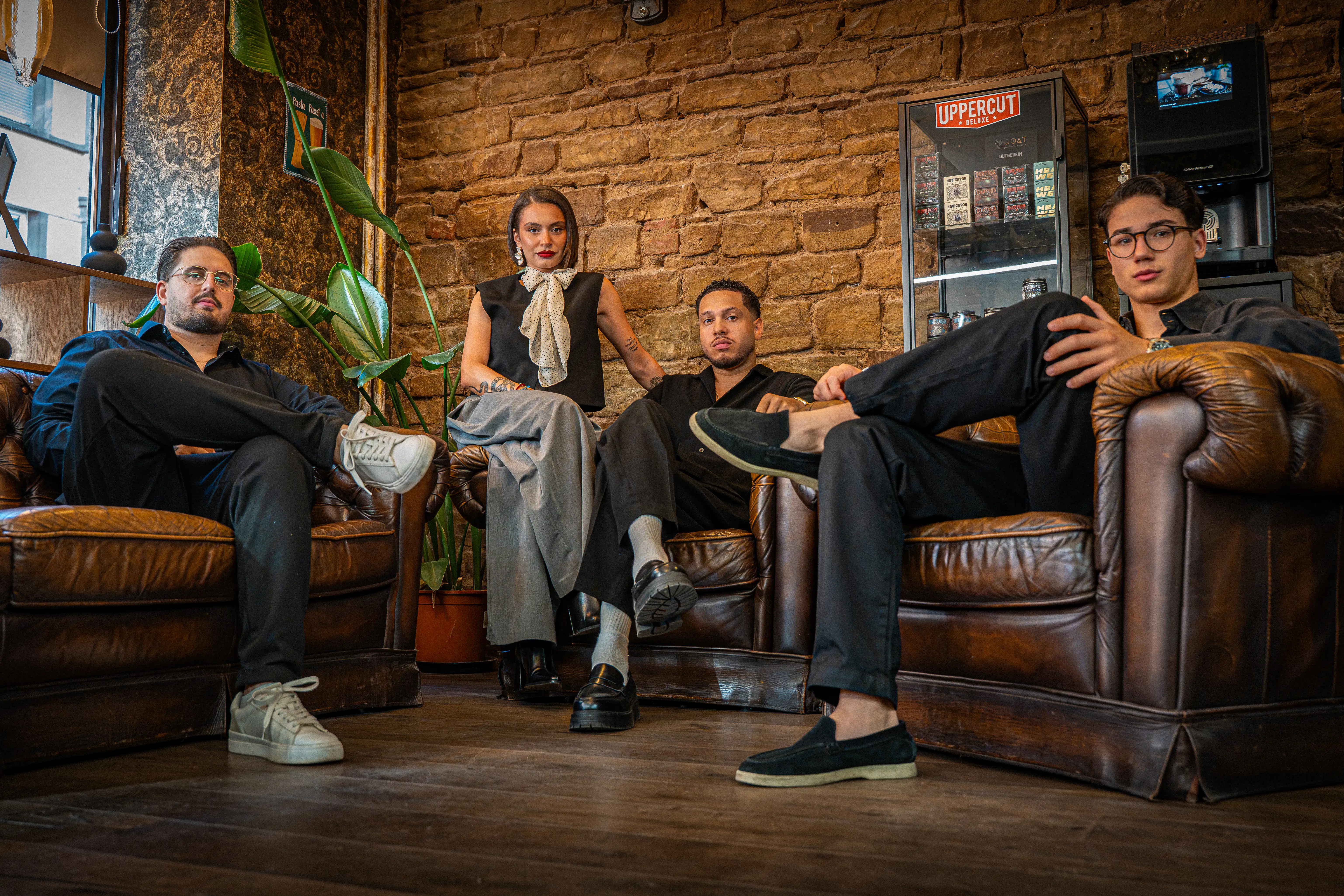 Denis, Bennet, Zora, Azat und Mo 