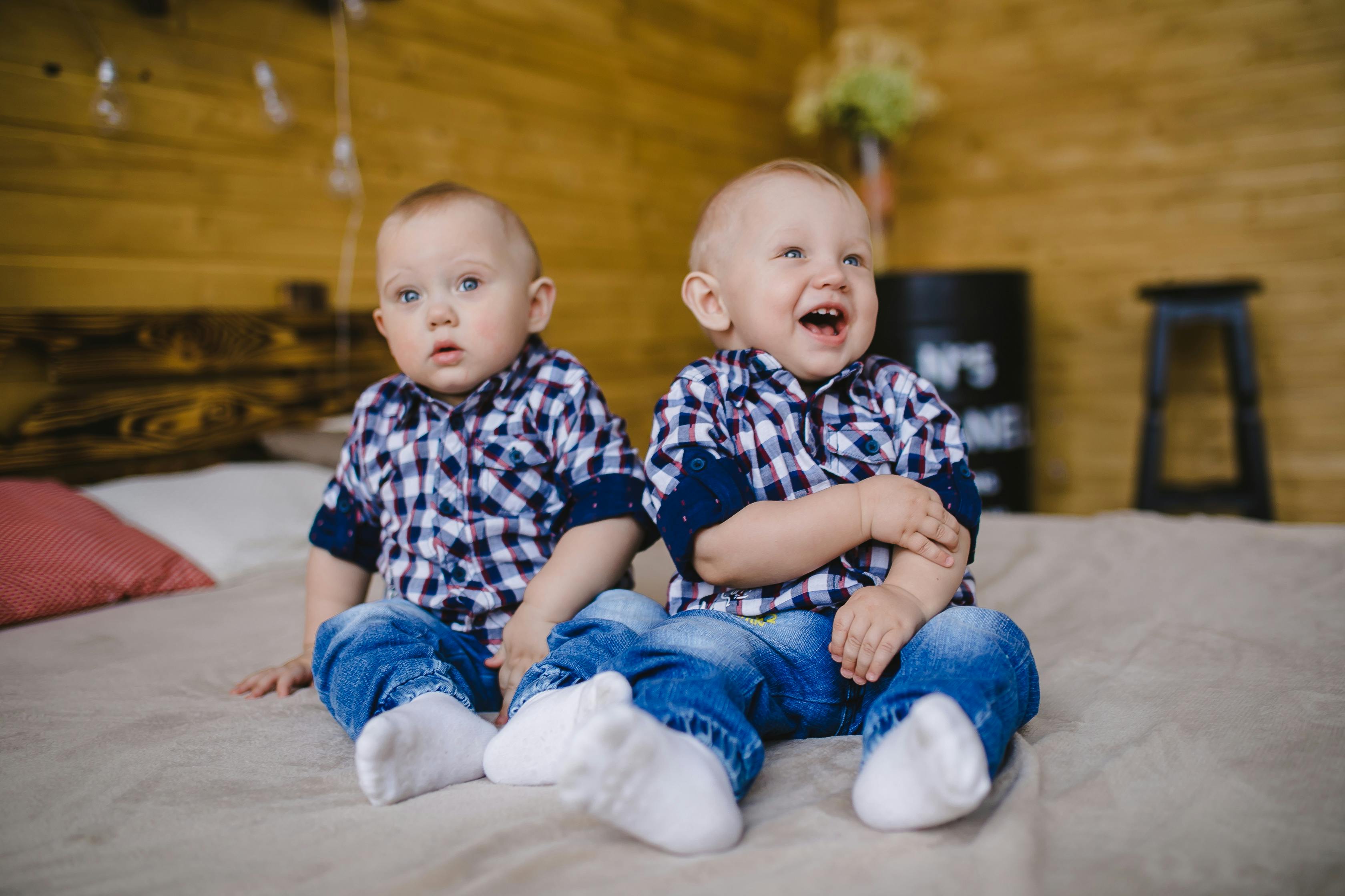 cute baby twins