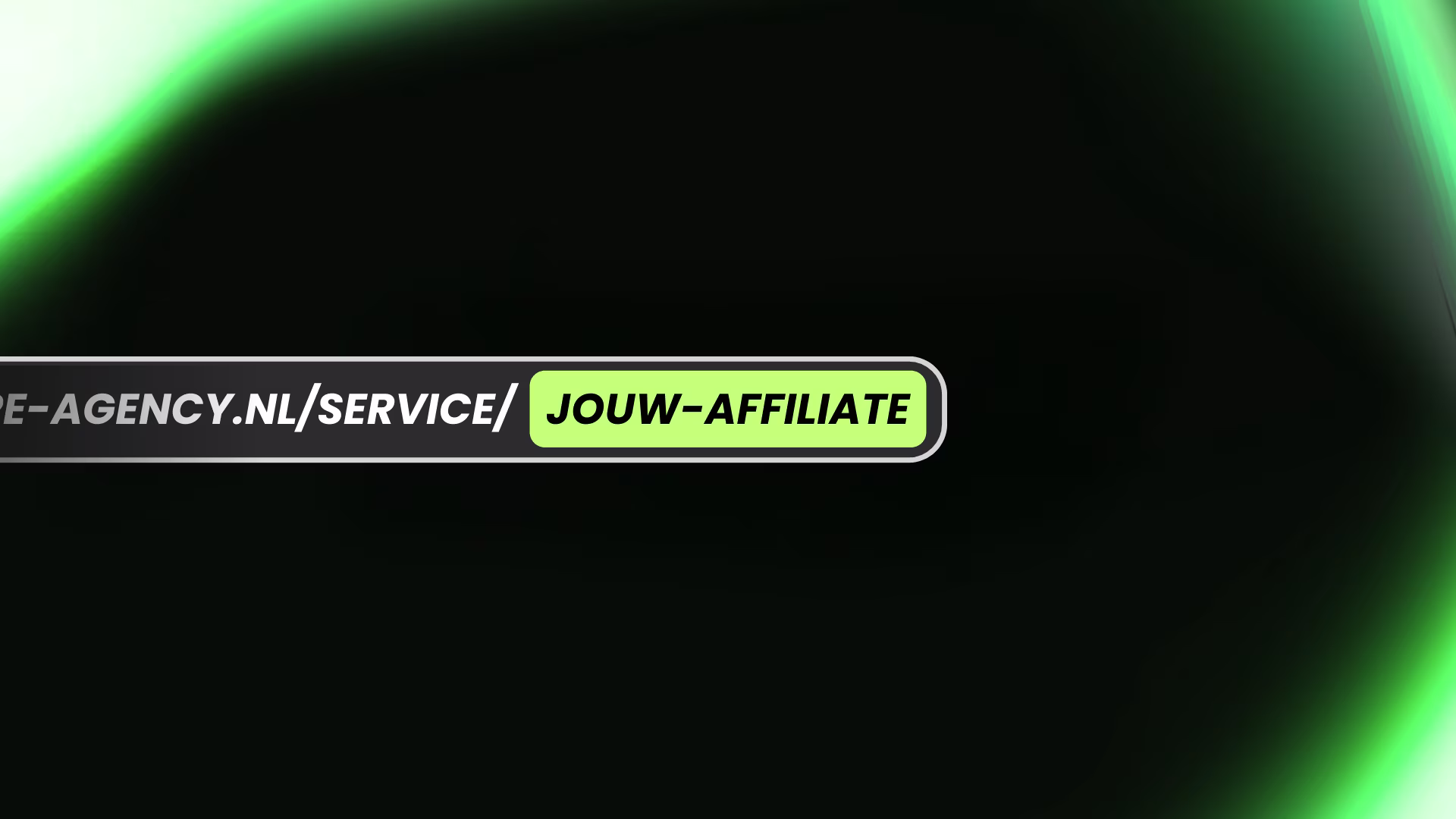 Balk met een affiliate link