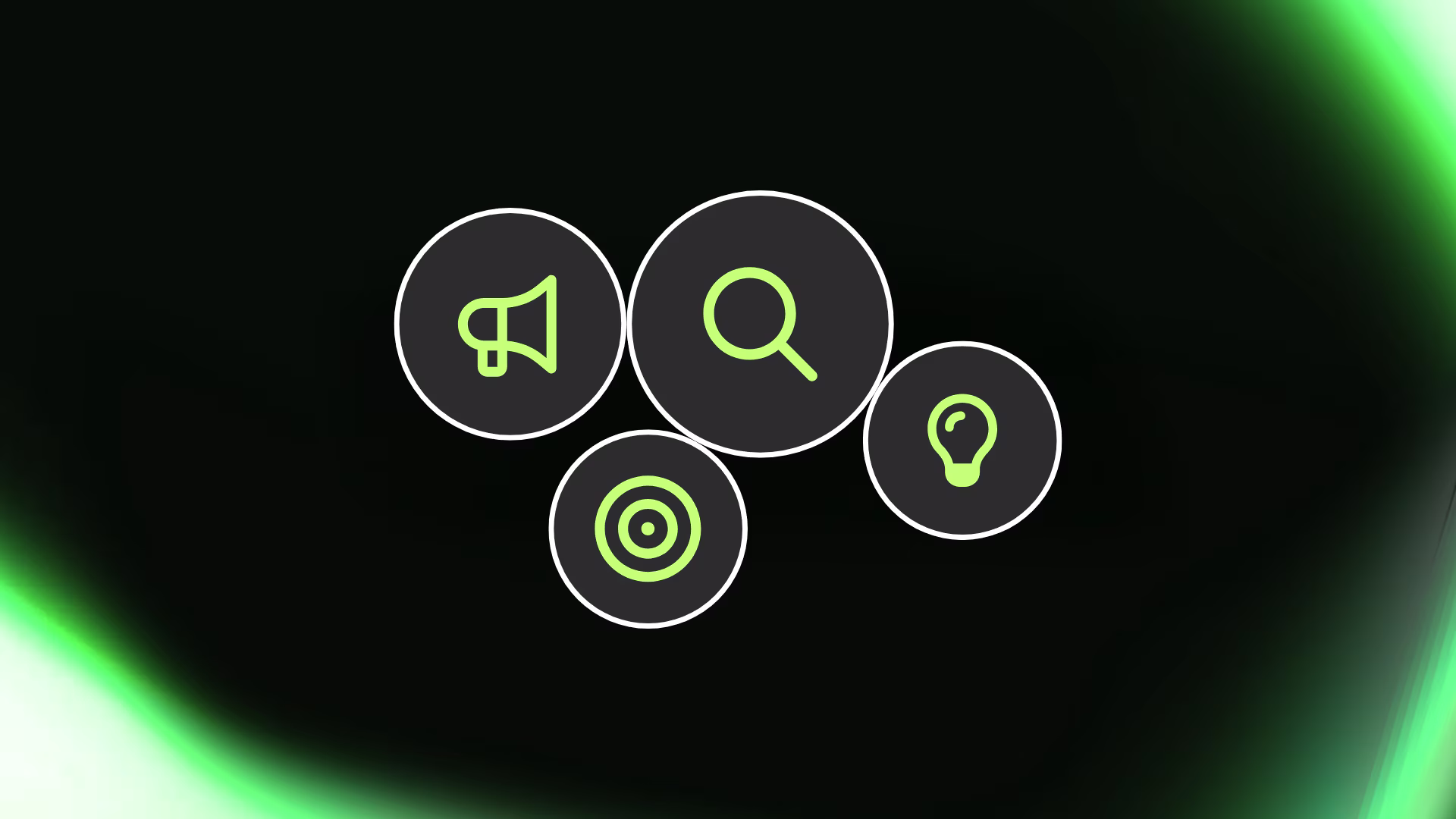 Meerdere iconen over SEA visual