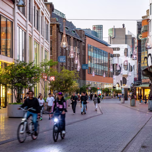 Centrum van de stad Den Haag