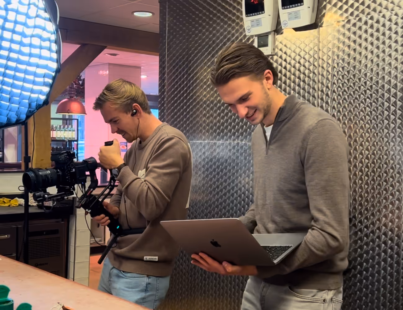 Arthur en Jochem hebben een shoot