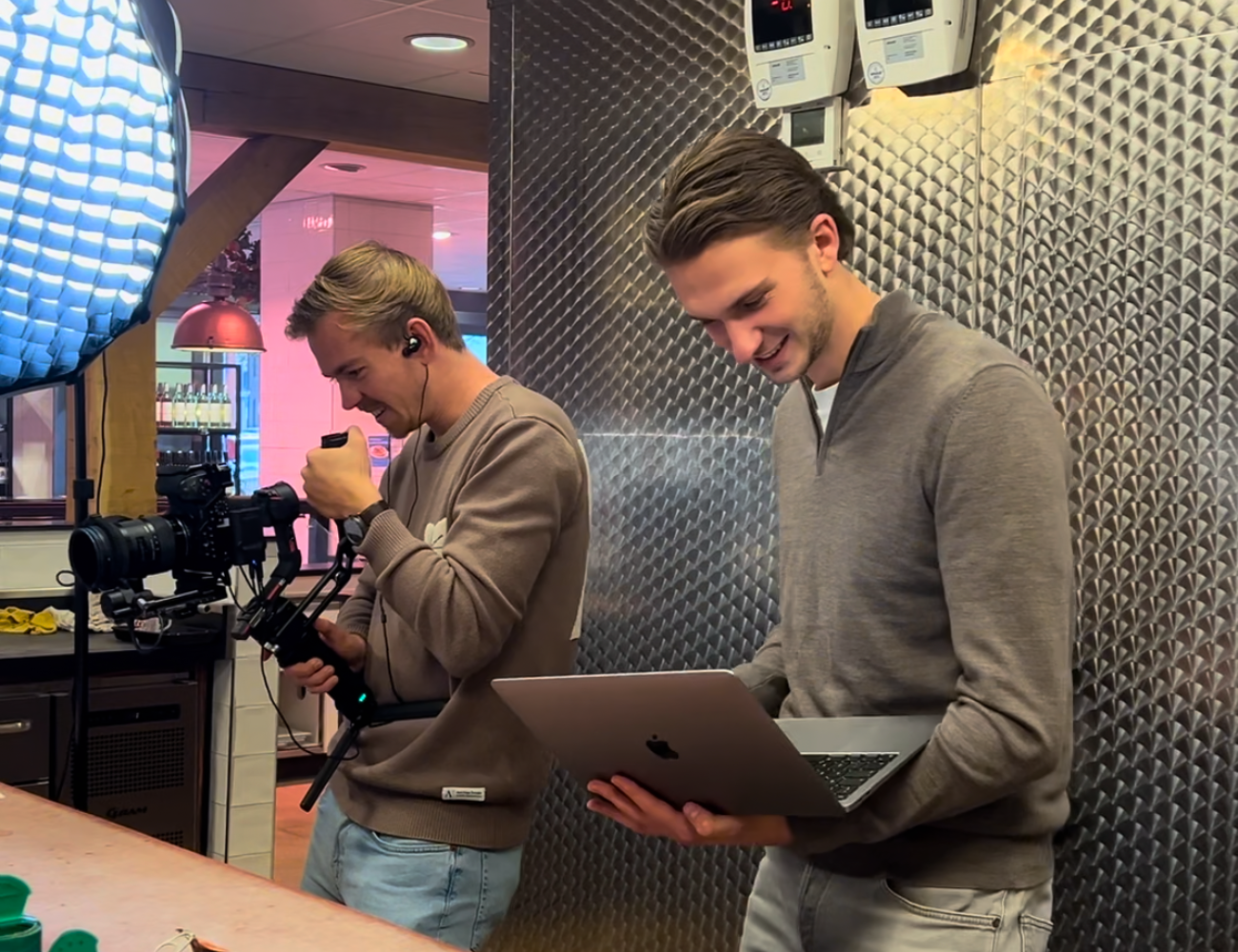 Arthur en Jochem hebben een shoot