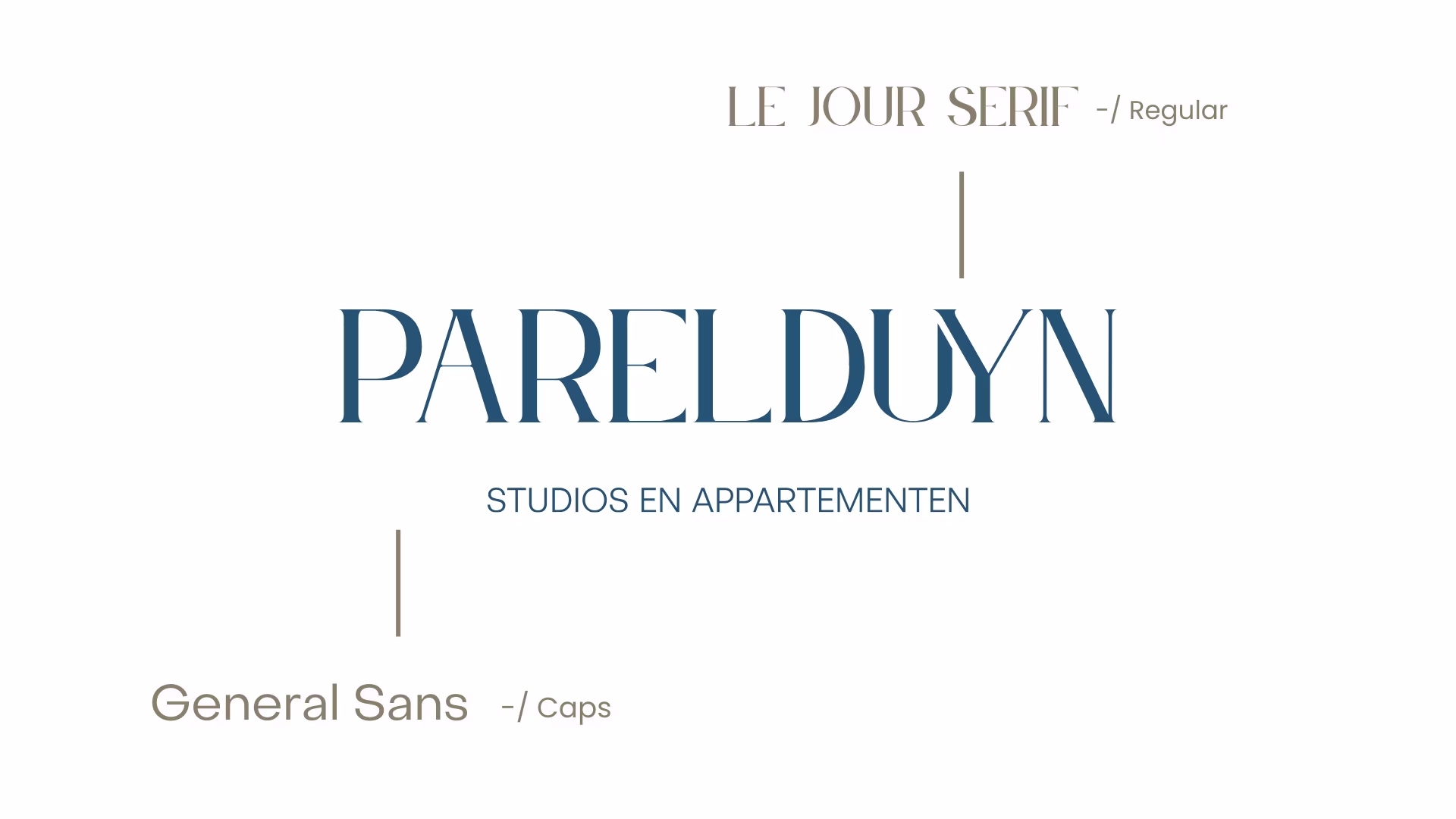 Huisstijl font van Parelduyn