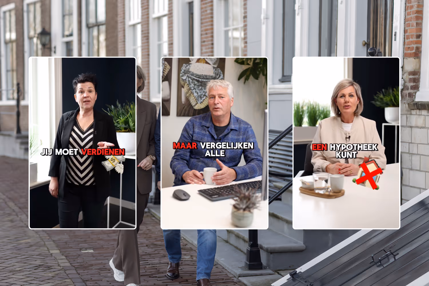 Meerdere social media shorts van Faasse en Fermont Hypotheken