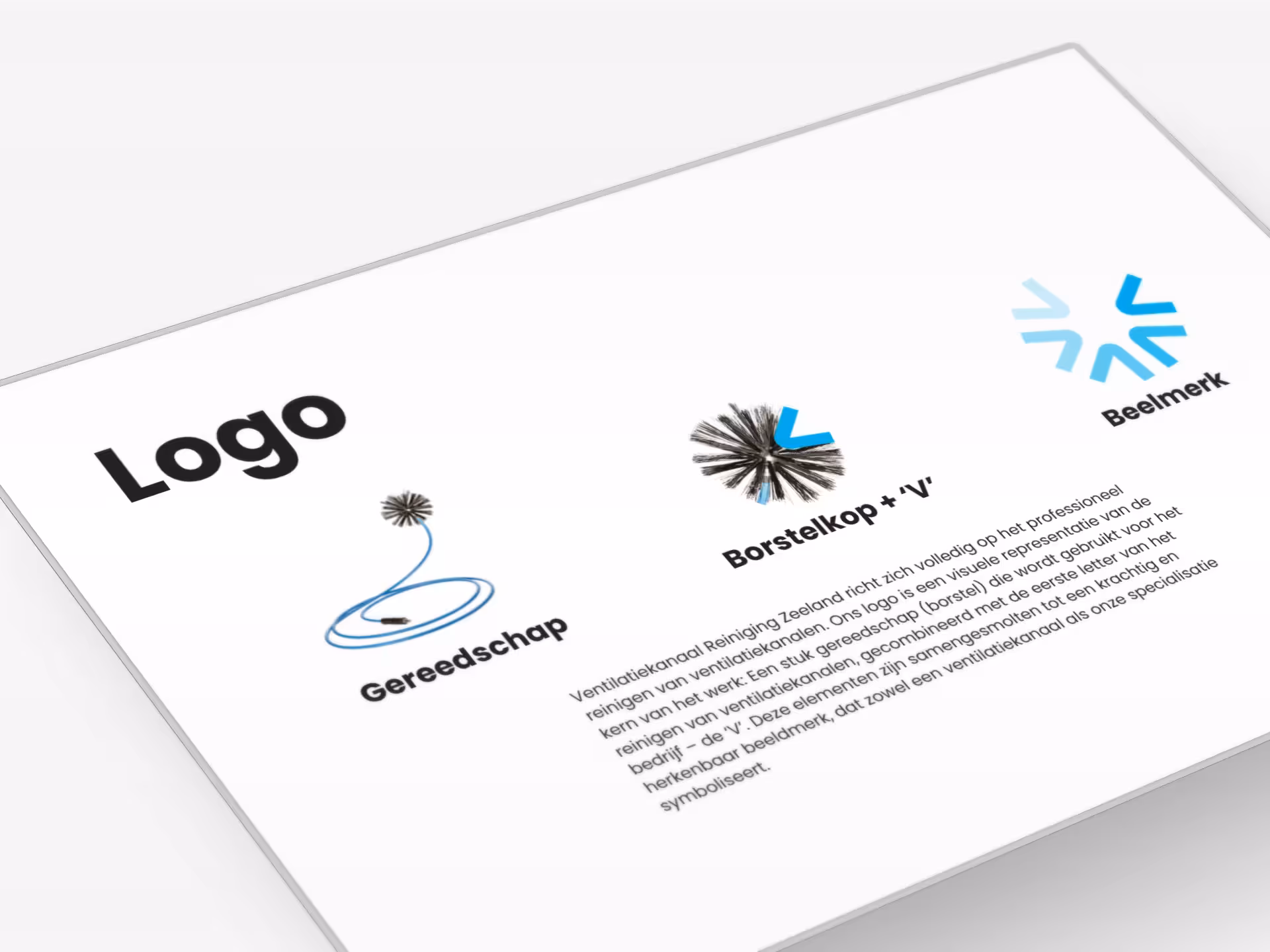 Logo van ventilatiekanaal reiniging Zeeland