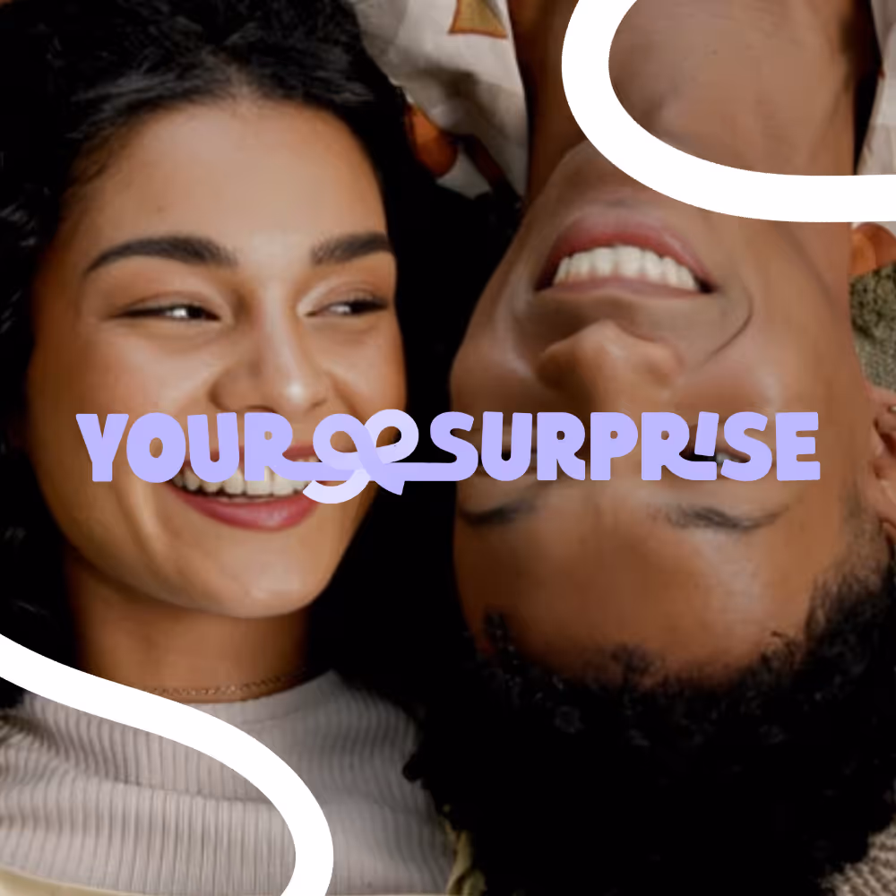 YourSurprise logo met achtergrond