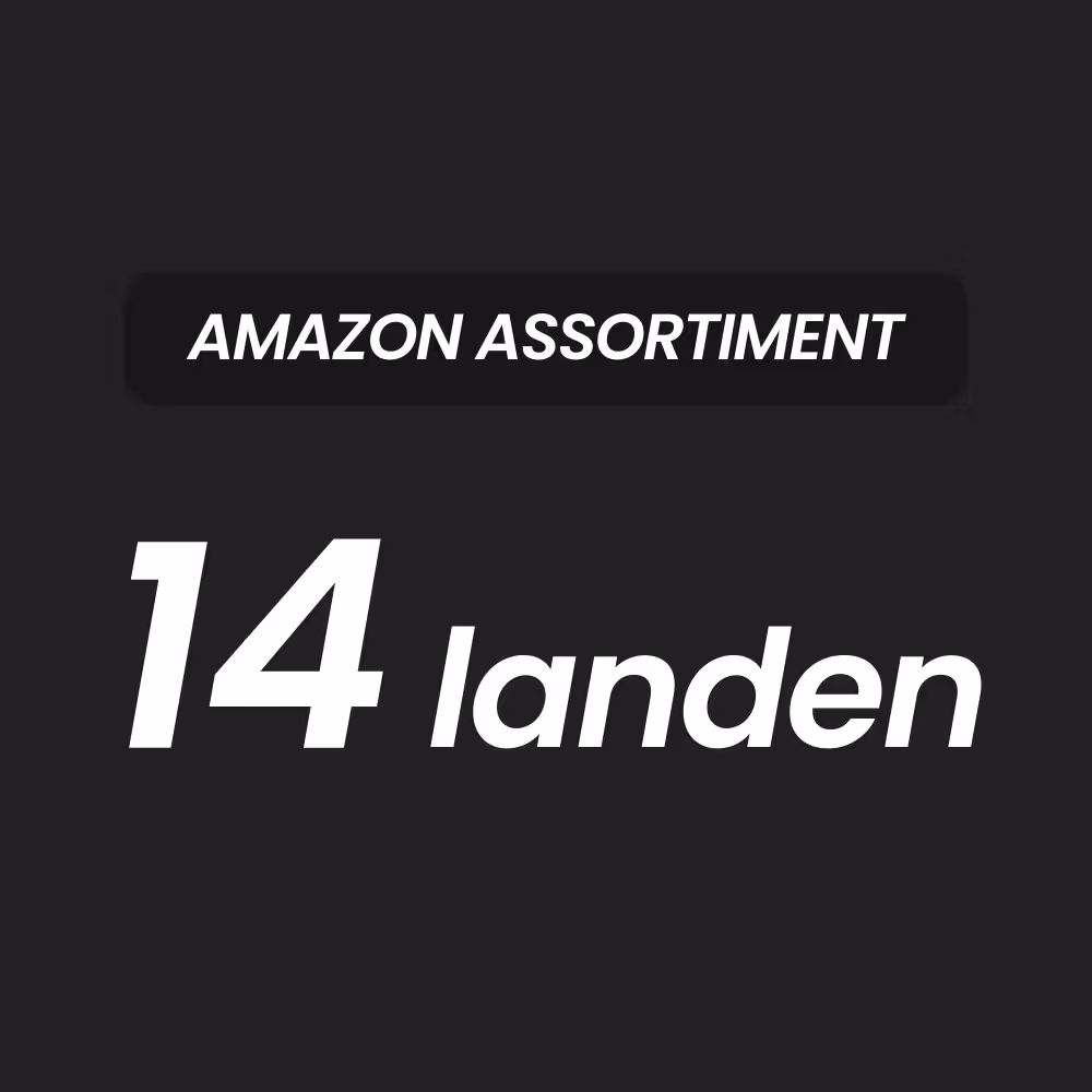 14 landen Amazon assortiment visual