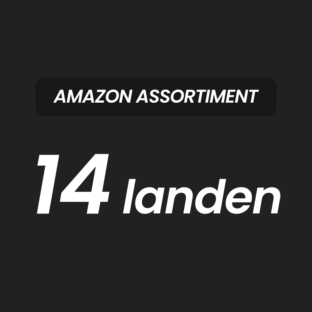 14 landen Amazon assortiment visual