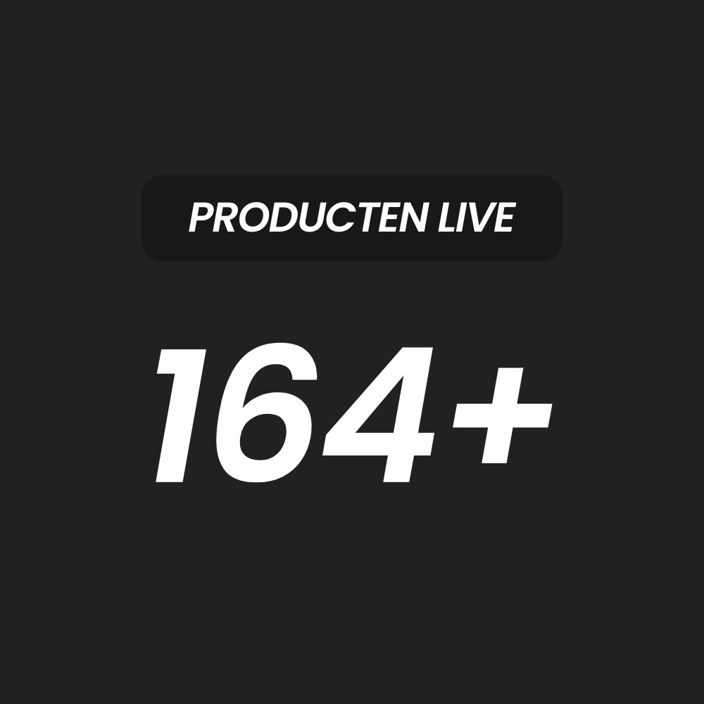 Producten live visual, 164+