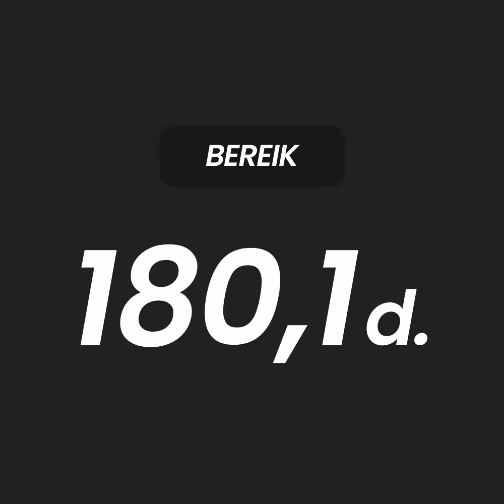 180,1d bereik visual