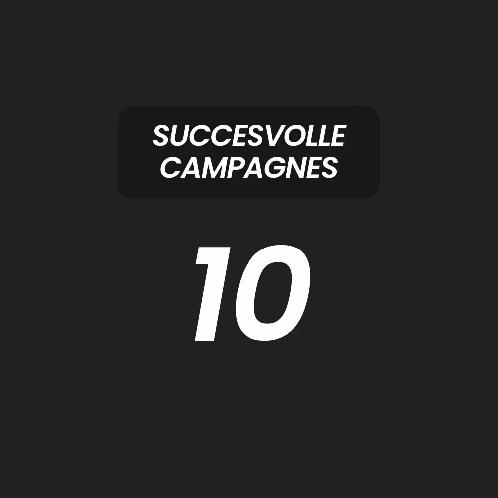 Visual met 10 succesvolle campagnes