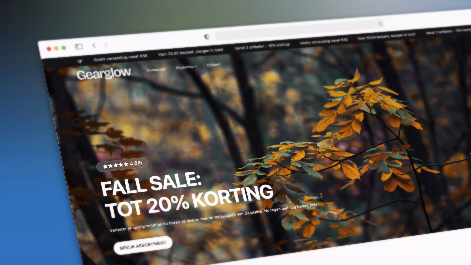 Website van Gearglow