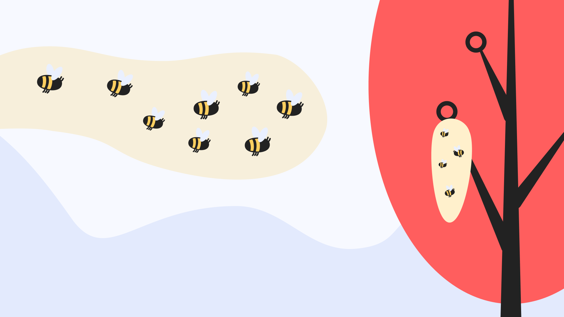 llustration of six people in a video conference grid, representing collaboration in setting up and publishing a participant recruitment advertisement on the Next platform.
