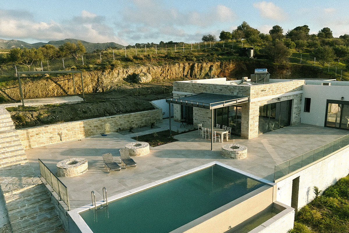 Natural pool overlooking the sea