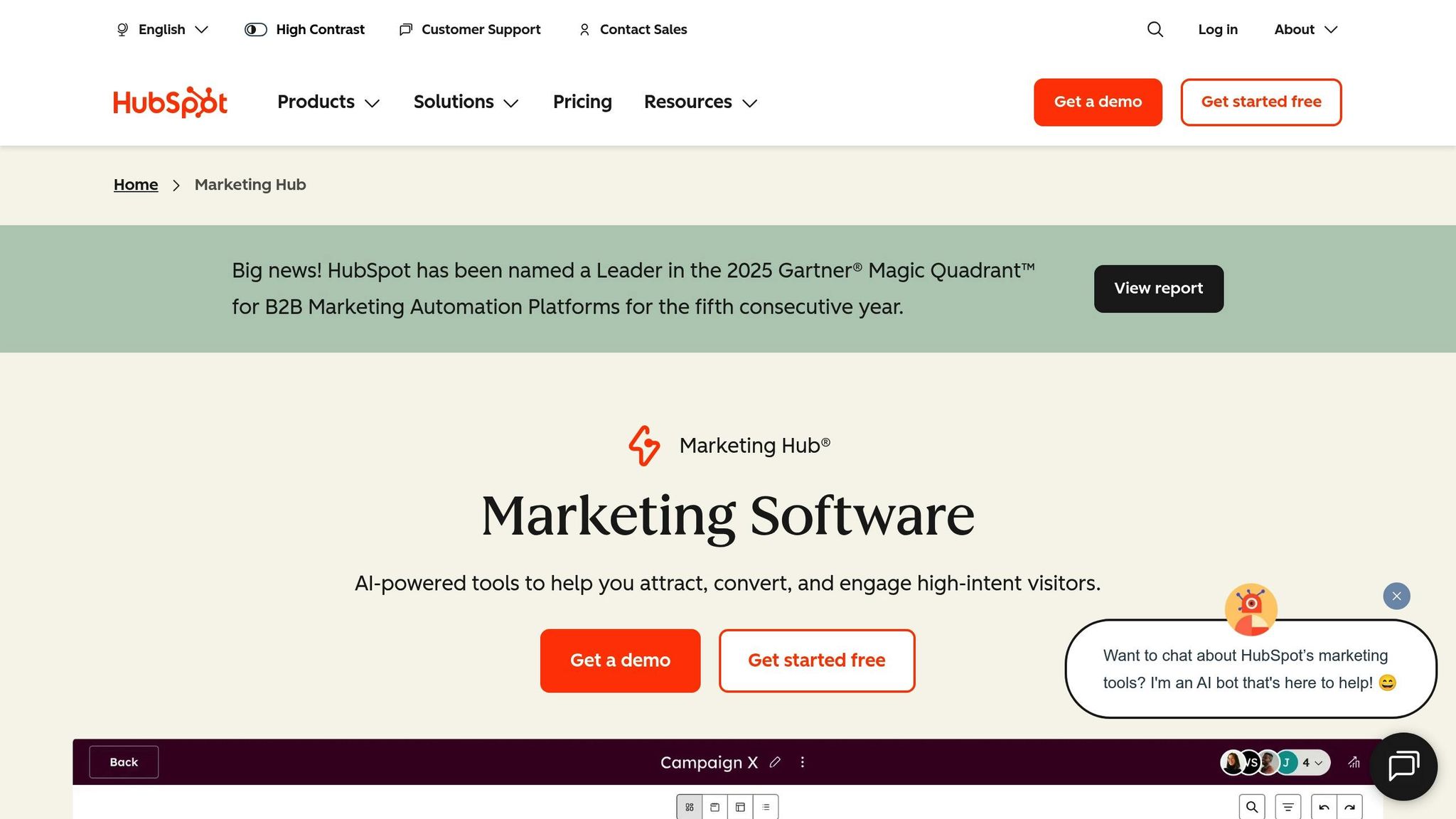 HubSpot Marketing Hub