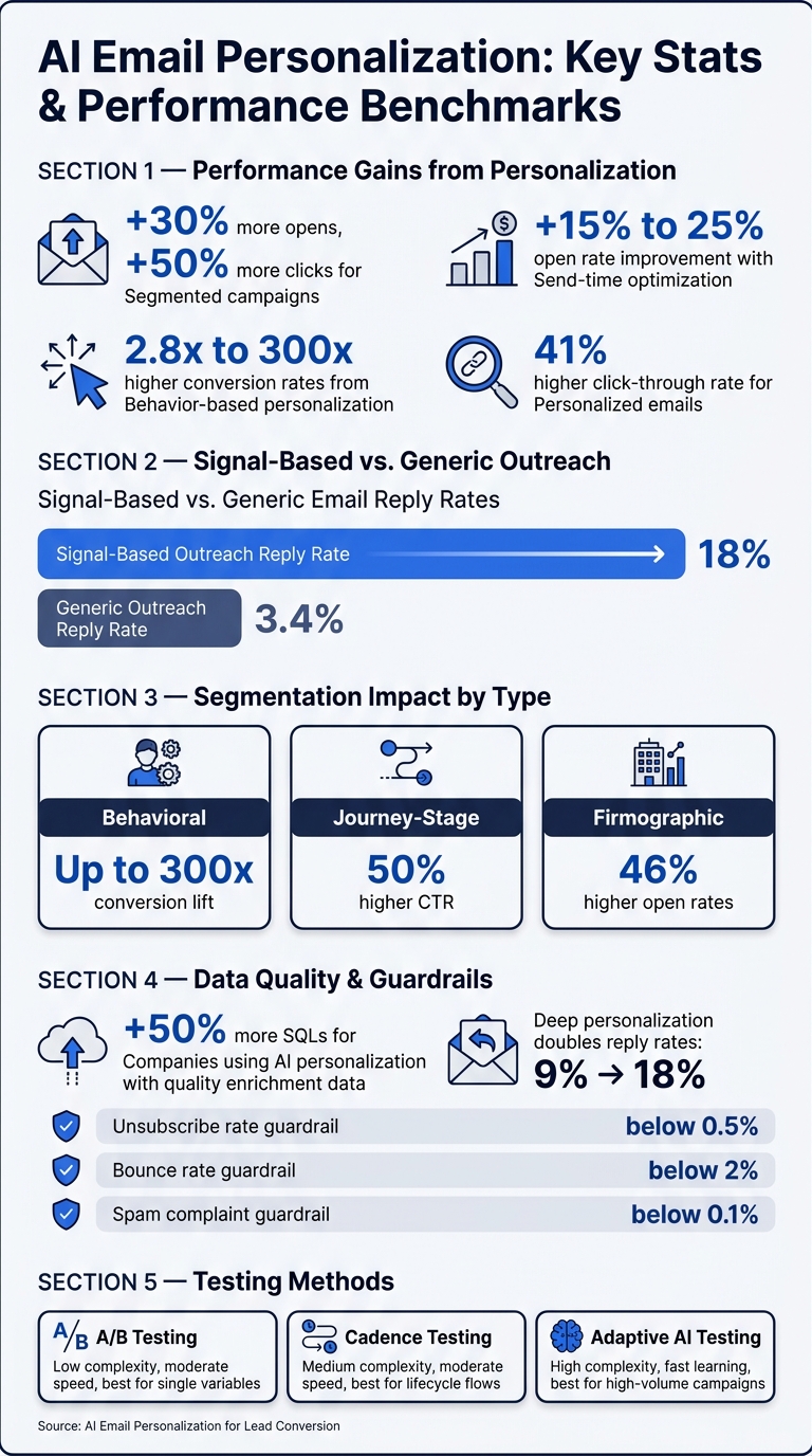 AI Email Personalization: Key Stats & Performance Benchmarks