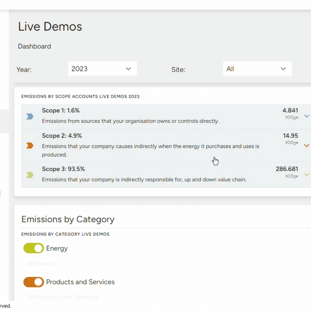 Climate Essentials reporting outputs for regulatory compliance